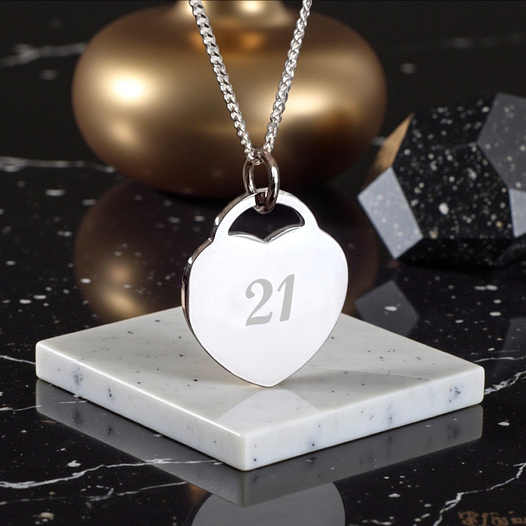 Birthday Engraved Necklace | Personalised Jewellery Gift