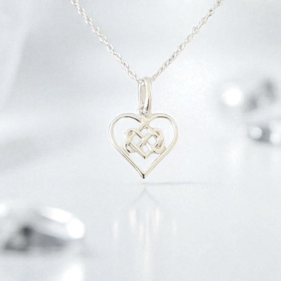 Granddaughter Infinity Knot Necklace in Sterling Silver 925 | Personalised Jewellery Gift