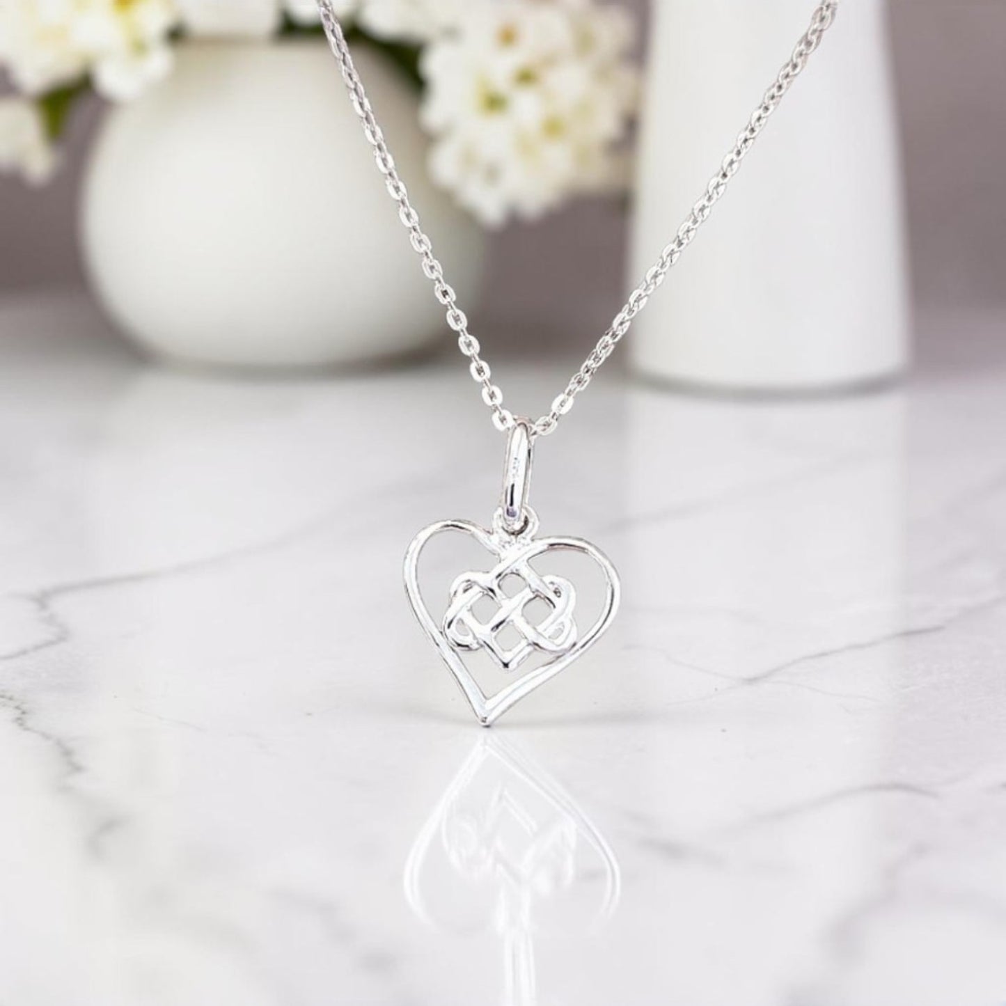 Infinity Knot Necklace in Sterling Silver 925 | Personalised Jewellery Gift