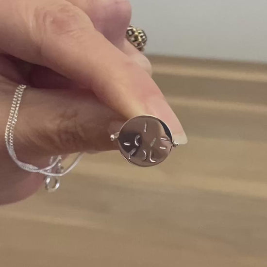 Spinner Necklace with Hidden "I Love You" Message in Sterling Silver 925 | Personalised Jewellery Gift